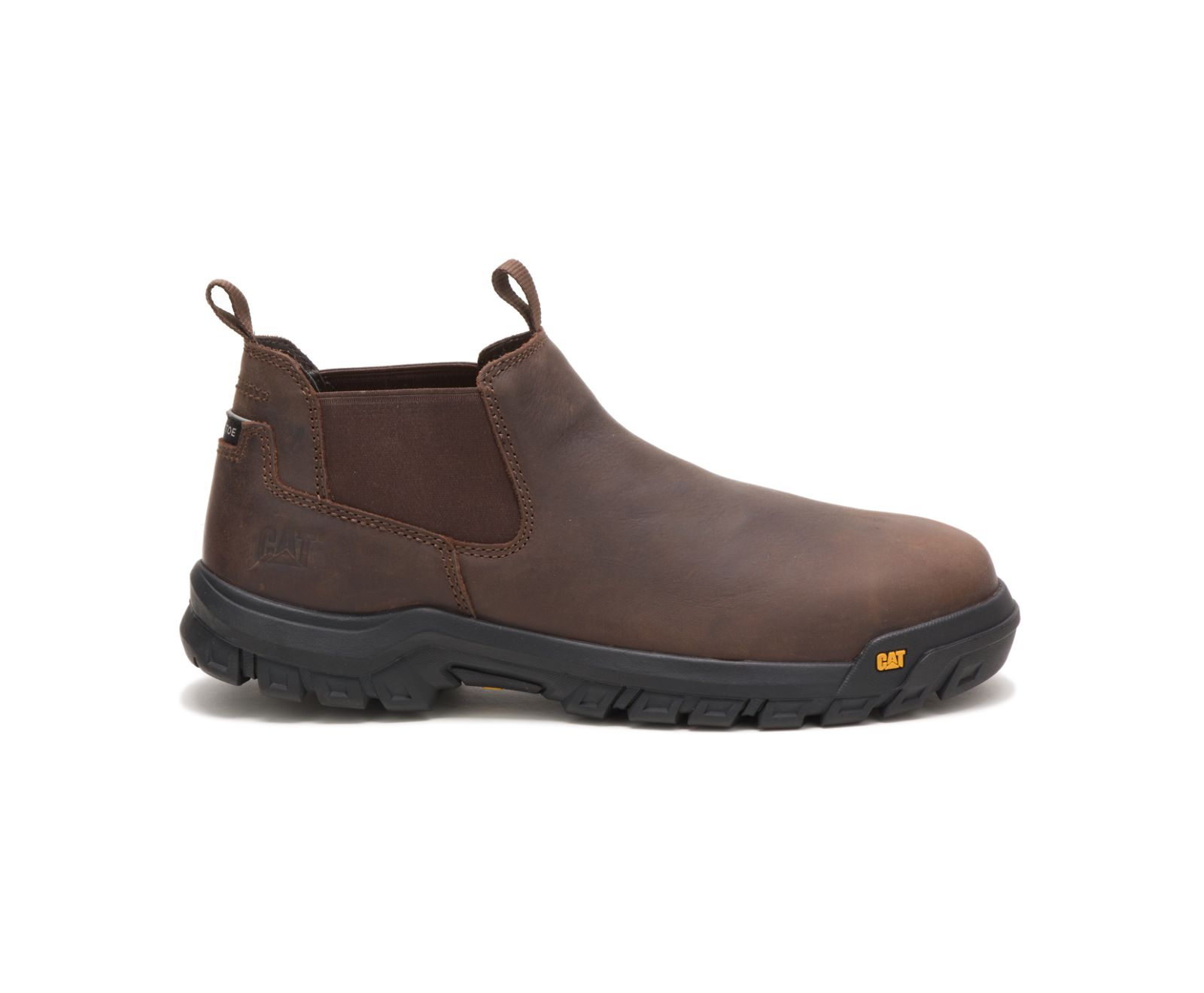 Outline Slip-On Steel Toe Work Boots [caterpillar Shoes1476]
