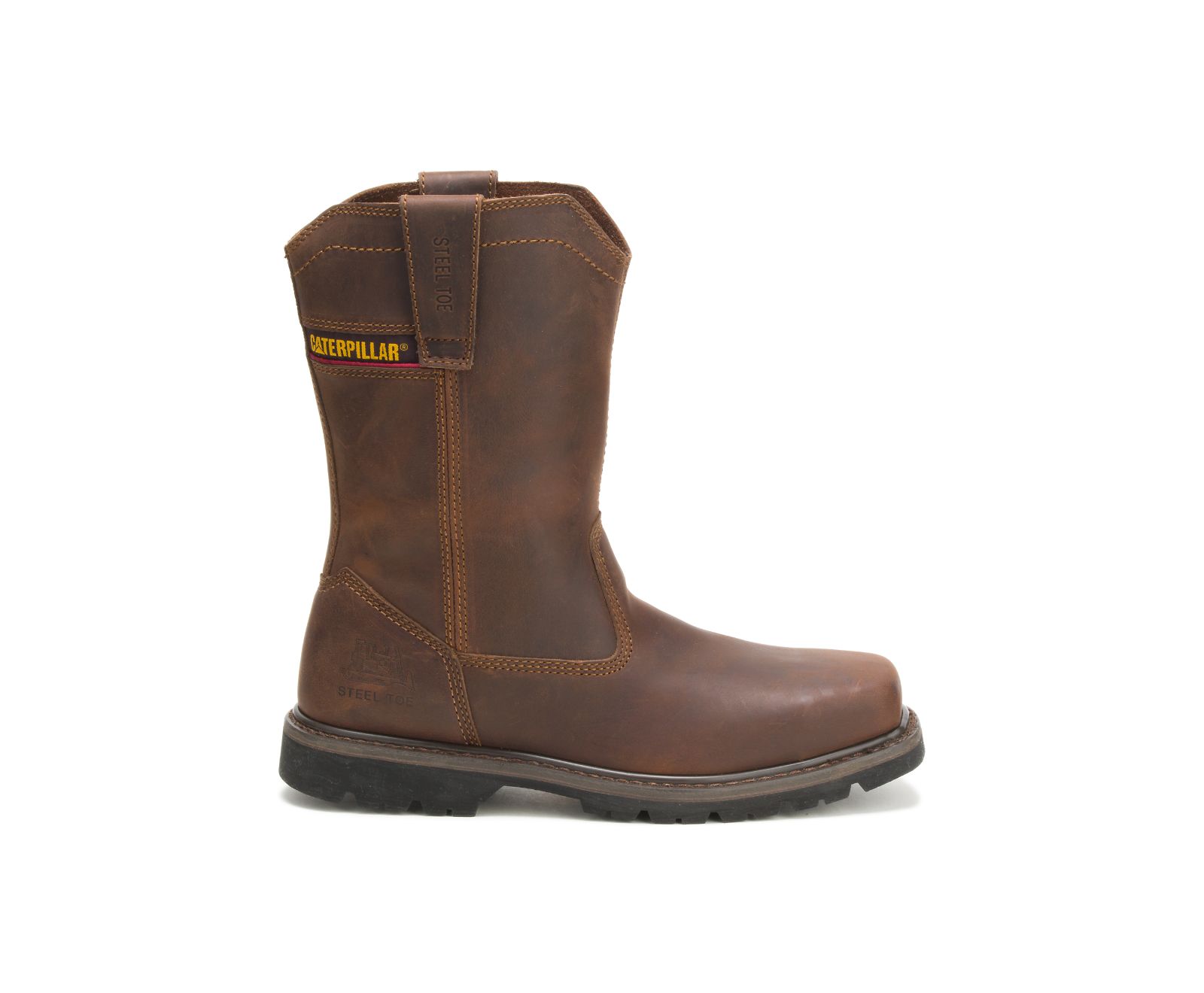 Wellston Pull On Steel Toe Work Boots